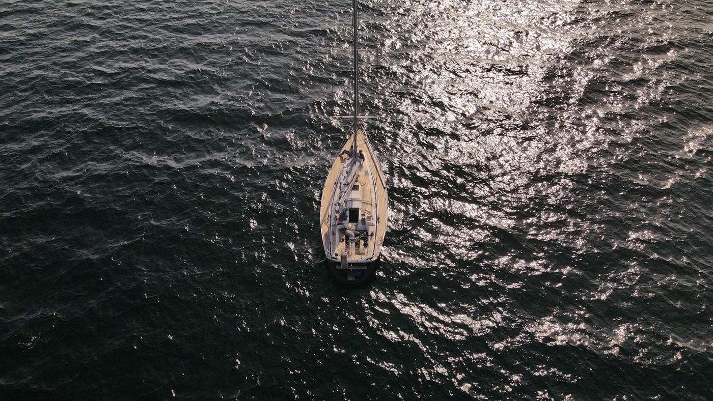 Bizzosa at sea